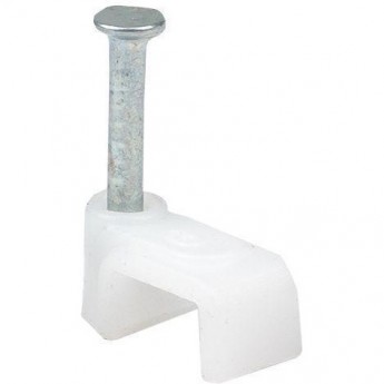 Крепежная скоба EKF 9 мм, квадратная, плоская, PROxima, 50 шт