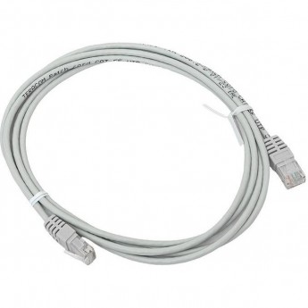 Патч-корд EKF кат.5e (1Гбит/с) неэкранированный UTP оболочка PVC сер. (2м) TERACOM