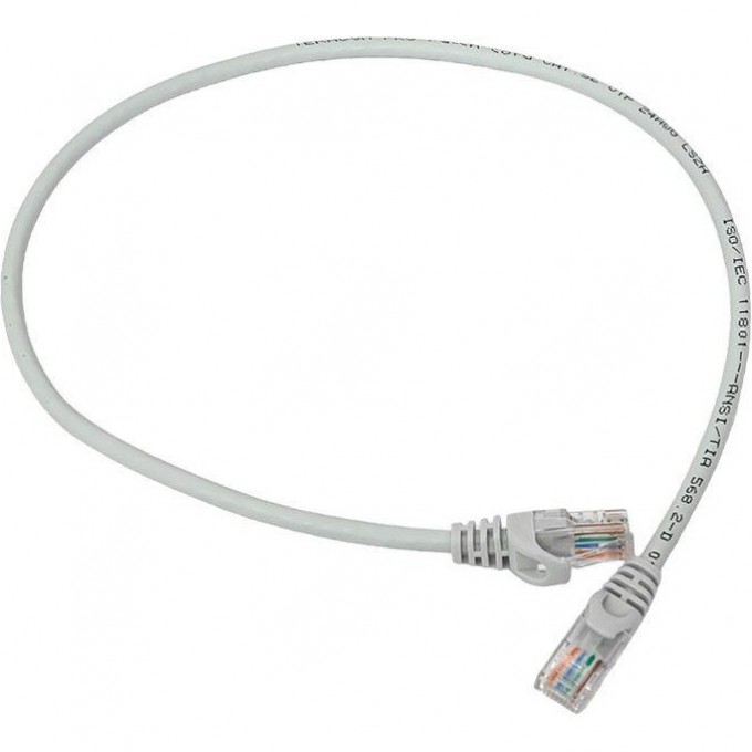 Патч-корд EKF TeraLINK PRO кат.5e неэкранированный UTP оболочка LSZH сер. (0.5м) TRP-5EUTP-LSH-05M-GY TRP-PCORD-5EUTP-LSH-05M-GY