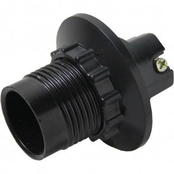 Патрон карболитовый EKF PROXIMA с кольцом Е14 черный без наклейки