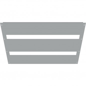 Пластрон EKF PROXIMA FORT высотой 500мм под 2 уровня мод. авт. выкл. для шкафа шириной 600мм, 3 шт