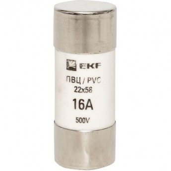 Плавкая цилиндрическая вставка EKF ПВЦ 16А PROxima