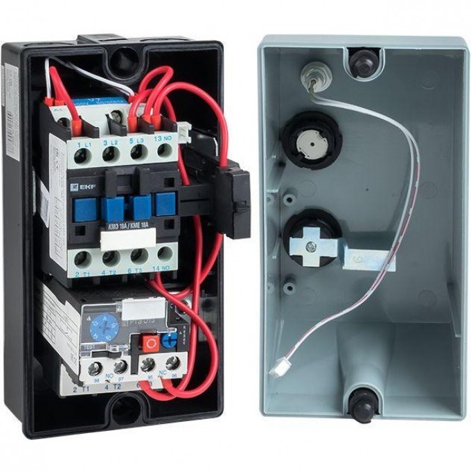 Пускатель в корпусе с РТЭ и индикатором EKF PROxima IP65, КМЭ, 18А, 400В ctrp-r-18-400v-led