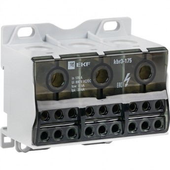 Распределительный блок EKF PROXIMA КБР тройной 175A
