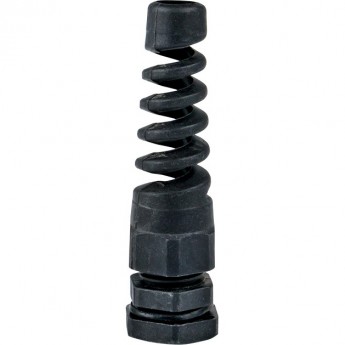 Сальник EKF PROXIMA PG9 IP54 (100 шт) с гибким отводом d отв. 15 мм / d провод. 4-8 мм (чёрный)