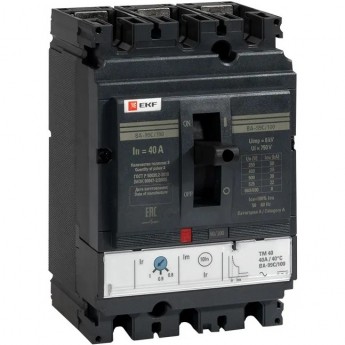 Выключатель автоматический EKF ВА-99С/100 40А 36кА РЭ400А mccb99C-100-40