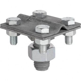 Зажим EKF прута на штыре (пластина 56х56мм) HZ PROxima
